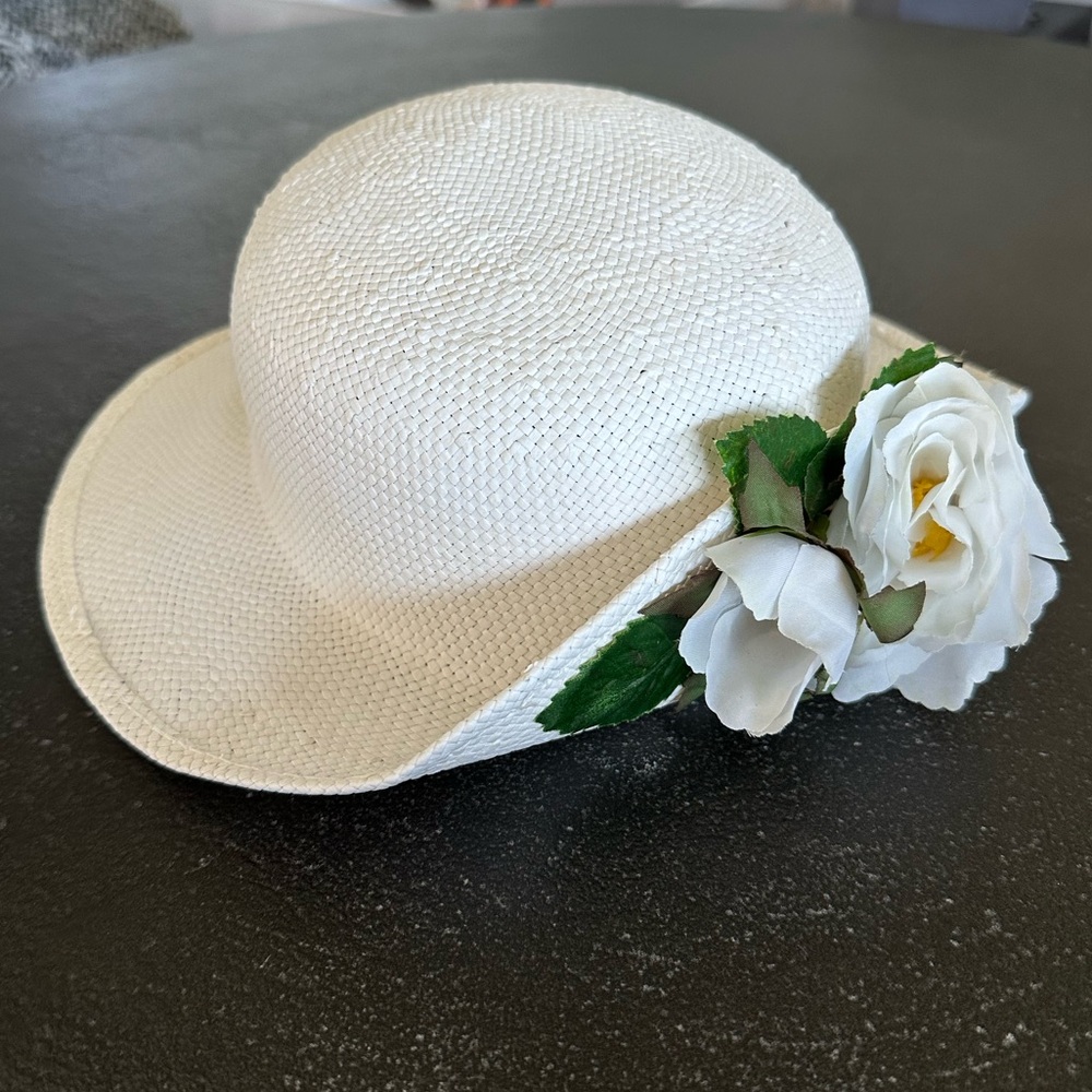 Kid’s Elegant Sun Hat with Floral Accent